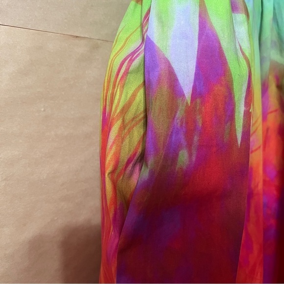 Anthropologie NWT Plenty by Tracy Reese Puff Sleeve Surplice Mini Dress Size XL - Picture 8 of 13